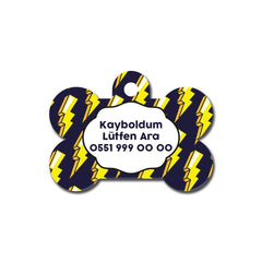 Şimşek Desenli Kemik TFX TagsForever