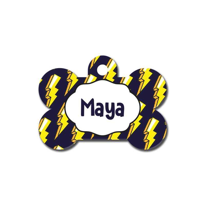 Şimşek Desenli Kemik TFX TagsForever