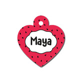 Karpuz Çekirdeği Desenli Kalp TFX TagsForever