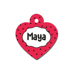 Karpuz Çekirdeği Desenli Kalp TFX TagsForever