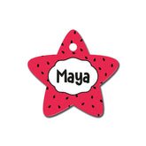 Karpuz Çekirdeği Desenli Yıldız TFX TagsForever