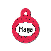 Karpuz Çekirdeği Desenli Yuvarlak TFX TagsForever