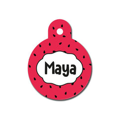 Karpuz Çekirdeği Desenli Yuvarlak TFX TagsForever