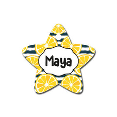 Limon Desenli Yıldız TFX TagsForever