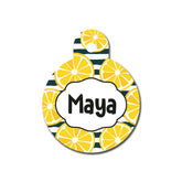Limon Desenli Yuvarlak TFX TagsForever
