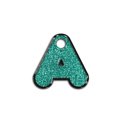A Harfi Rounded Su Greeni Glitter | ID Tag