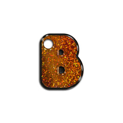 B Harfi Rounded Bakır Holo | ID Tag