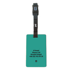 Teal Vesikalık | Bavul Etiketi