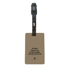 Taupe Vesikalık | Bavul Etiketi