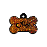 Bakır Hologram Kemik | İsimlik - Evcil hayvanlar için mükemmel bir ürün.