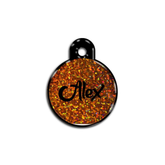 Bakır Hologram Yuvarlak | İsimlik - Evcil hayvanlar için mükemmel bir ürün.