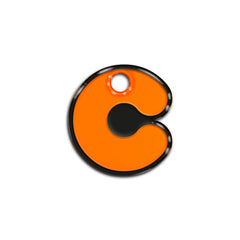 C Harfi Rounded Orange Neon | ID Tag