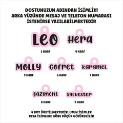 Candy | Name Shaped ID Tag