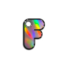 F Harfi Rounded Holographic | ID Tag