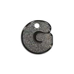 G Harfi Rounded Gray Glitter | ID Tag