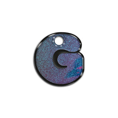 G Harfi Rounded Opal Blue Glitter | ID Tag