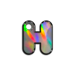 H Harfi Rounded Holographic | ID Tag