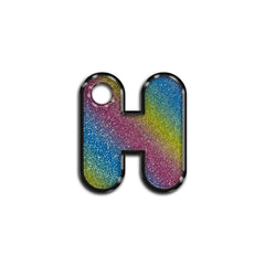 H Harfi Rounded Rainbow | ID Tag