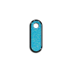 I Harfi Rounded Light Blue Glitter | ID Tag