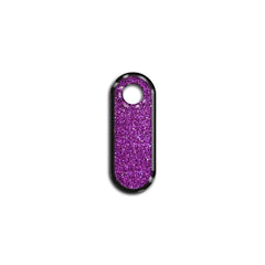 I Harfi Rounded Purple Glitter | ID Tag