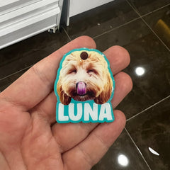 İsim Yazılı Vesikalık Künye | Kedi Köpek İsimlik