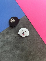 Maltese | Yaka Rozeti - Evcil hayvanlar için mükemmel bir ürün.