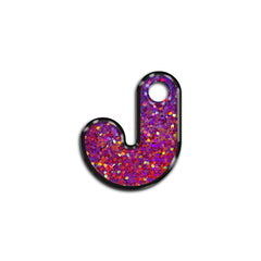 J Harfi Rounded Purple Holo | ID Tag