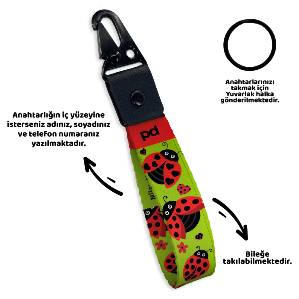 Uğur Böceği | Anahtarlık - Evcil hayvanlar için mükemmel bir ürün.