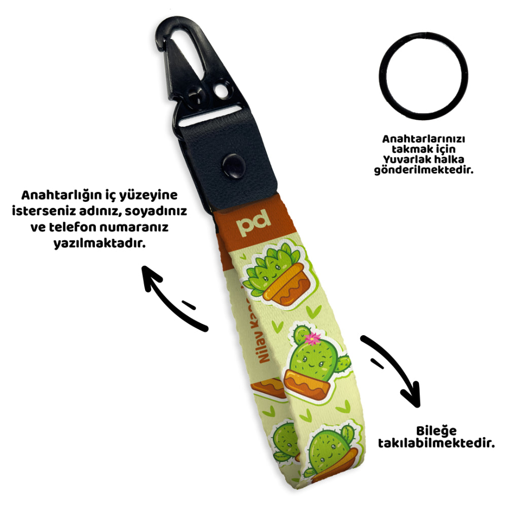 Kaktüs | Anahtarlık - Evcil hayvanlar için mükemmel bir ürün.