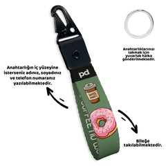 Coffee Addict | Anahtarlık - Evcil hayvanlar için mükemmel bir ürün.