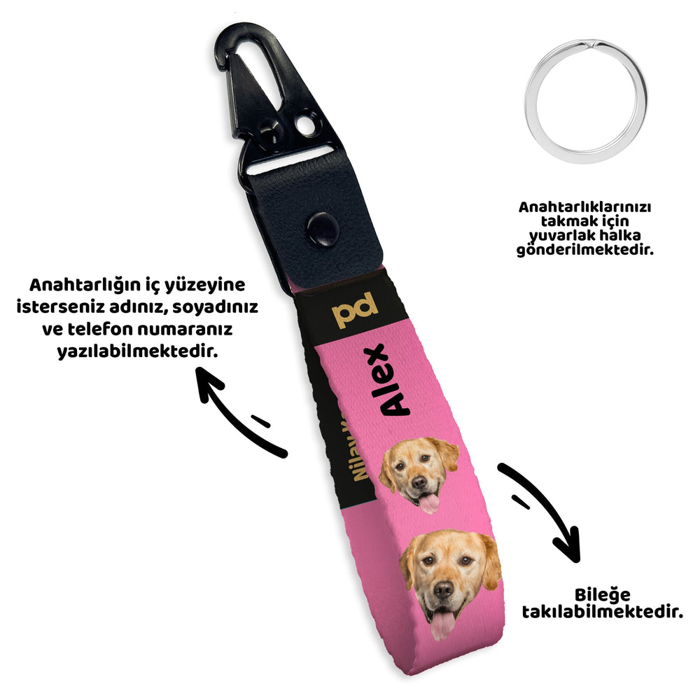 Vesikalık Açık Pembe | Anahtarlık - Evcil hayvanlar için mükemmel bir ürün.