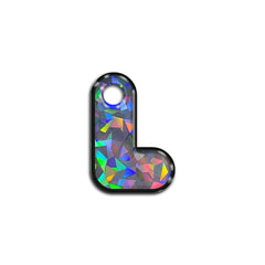 L Harfi Rounded Gray Holo | ID Tag