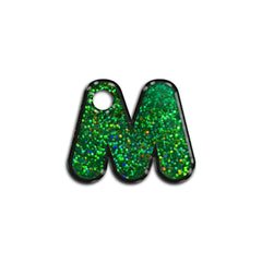 M Harfi Rounded Green Holo | ID Tag