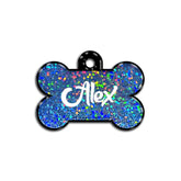 Mavi Hologram Kemik | İsimlik - Evcil hayvanlar için mükemmel bir ürün.