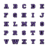 Mor Glitter Harf Künyeler | Tüm Harfler - Evcil hayvanlar için mükemmel bir ürün.