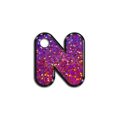 N Harfi Rounded Purple Holo | ID Tag