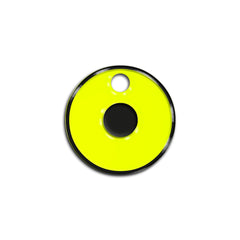 O Harfi Rounded Sarı Neon | ID Tag