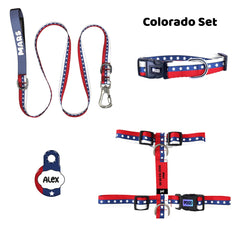 Colorado | Tasma ve Künye Seti - Evcil hayvanlar için mükemmel bir ürün.