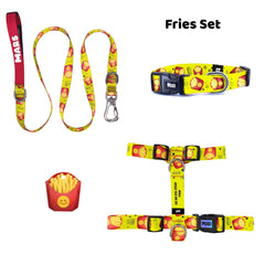 Fries | Tasma ve Künye Seti - Evcil hayvanlar için mükemmel bir ürün.