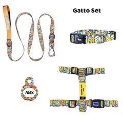 Gatto | Tasma ve Künye Seti - Evcil hayvanlar için mükemmel bir ürün.