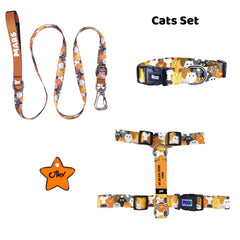 Cats | Tasma ve Künye Seti - Evcil hayvanlar için mükemmel bir ürün.