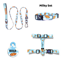 Milky | Dog Collar Set