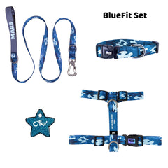BlueFit | Tasma ve Künye Seti - Evcil hayvanlar için mükemmel bir ürün.