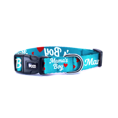 Mamas Boy Blue | Dog Collar