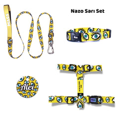 Nazo Sarı | Dog Collar Set