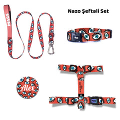 Nazo Şeftali | Dog Collar Set