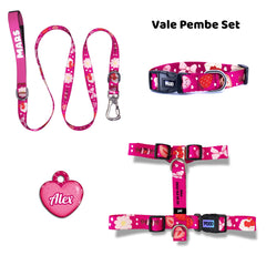 Vale Pink | Dog Collar Set
