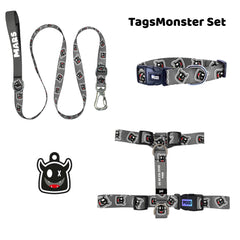 TagsMonster | Tasma ve Künye Seti - Evcil hayvanlar için mükemmel bir ürün.