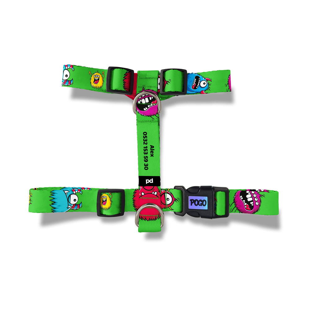 Monsters | Köpek Göğüs Tasması - Evcil hayvanlar için mükemmel bir ürün.