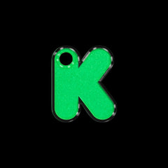 K Harfi Rounded Lumi | ID Tag